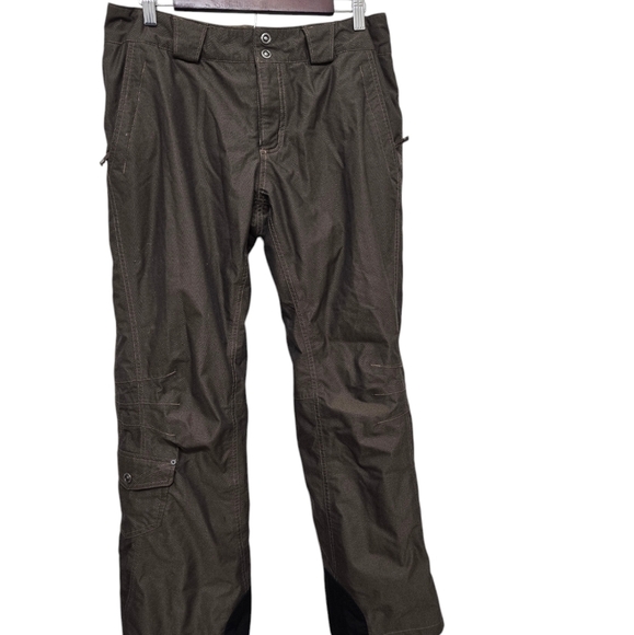 Columbia Omni-Tech Brown Titanium Snow Pants Size M - Picture 1 of 13